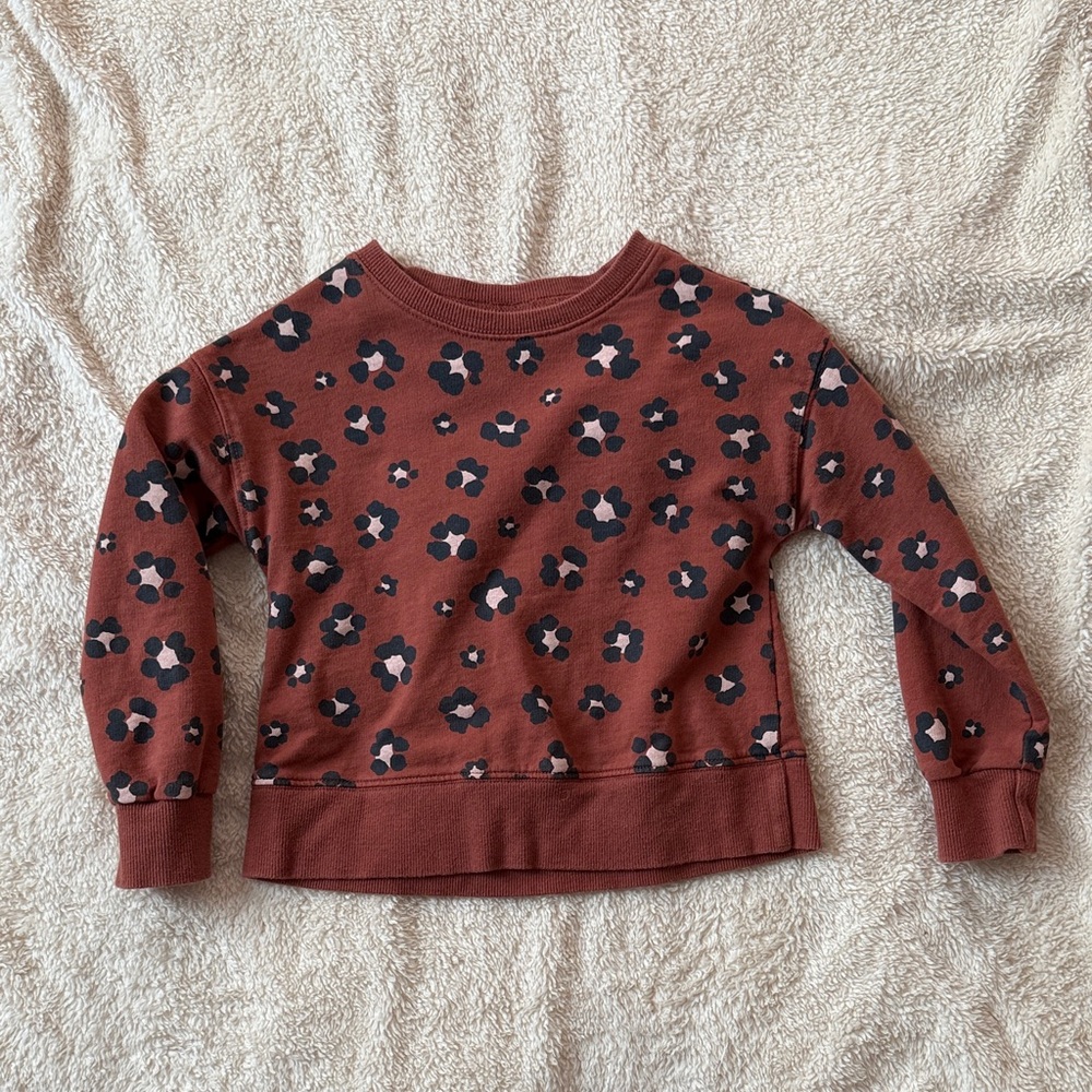 Carter's Brown Floral Sweatshirt